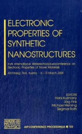 Kuzmany / Fink / Mehring |  Electronic Properties of Novel Nanostructures | Buch |  Sack Fachmedien