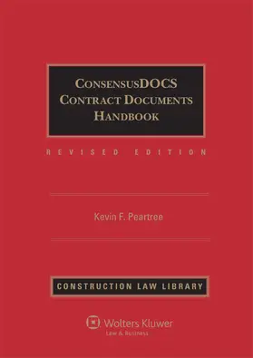 Peartree / Baum / Boldt |  Consensusdocs Contract Documents Handbook | Buch |  Sack Fachmedien