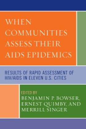 Bowser / Quimby / Singer |  When Communities Assess their AIDS Epidemics | eBook | Sack Fachmedien