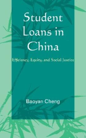 Cheng |  Student Loans in China | eBook | Sack Fachmedien