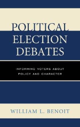 Benoit |  Political Election Debates | eBook | Sack Fachmedien