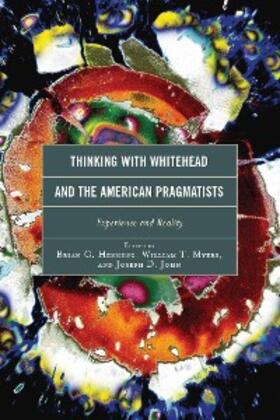 Henning / Myers / John |  Thinking with Whitehead and the American Pragmatists | eBook | Sack Fachmedien