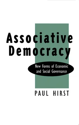 Hirst |  Associative Democracy | Buch |  Sack Fachmedien