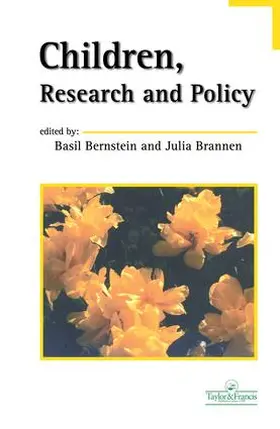 Bernstein / Brannen | Children, Research And Policy | Buch | 978-0-7484-0405-6 | sack.de