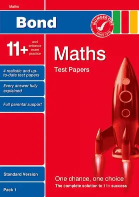 Baines |  Bond 11+ Test Papers Maths Standard Pack 1 | Buch |  Sack Fachmedien