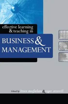 Macfarlane |  Effective Learning and Teaching in Business and Management | Buch |  Sack Fachmedien