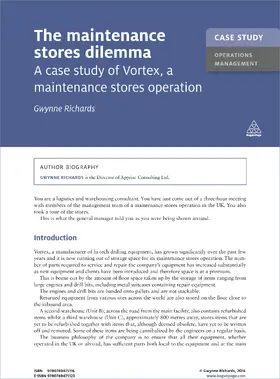 Richards |  Case Study: The Maintenance Stores Dilemma - A Case Study of Vortex, a Maintenance Stores Operation | eBook | Sack Fachmedien