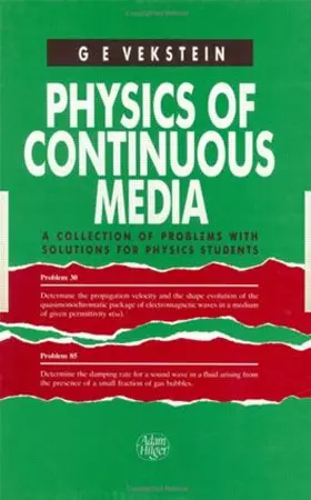 Vekstein |  Physics of Continuous Media | Buch |  Sack Fachmedien