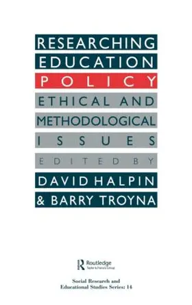 Halpin |  Researching education policy | Buch |  Sack Fachmedien