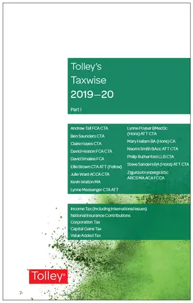 Heaton / Rutherford / Ward |  Tolley's Taxwise I 2019-20 | Buch |  Sack Fachmedien