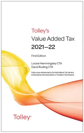 Hemmingsley / Rudling |  TOLLEYS VALUE ADDED TAX 202122 INCLUDES | Buch |  Sack Fachmedien