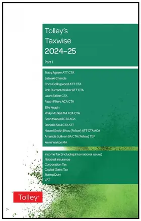 Heaton / Ward / Rutherford |  Tolley's Taxwise I 2024-25 | Buch |  Sack Fachmedien