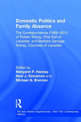 Kinnamon / Hannay |  Domestic Politics and Family Absence | Buch |  Sack Fachmedien