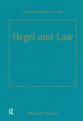 Salter |  Hegel and Law | Buch |  Sack Fachmedien