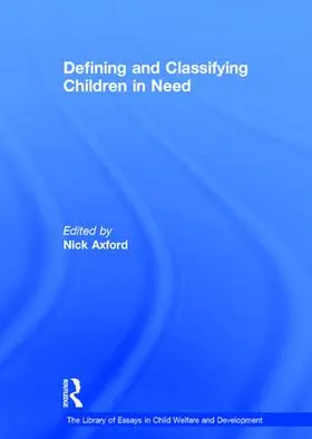 Axford |  Defining and Classifying Children in Need | Buch |  Sack Fachmedien