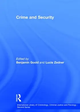 Zedner / Goold |  Crime and Security | Buch |  Sack Fachmedien