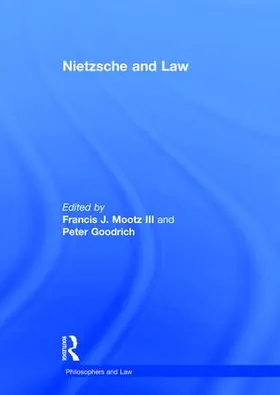 Iii / Goodrich |  Nietzsche and Law | Buch |  Sack Fachmedien
