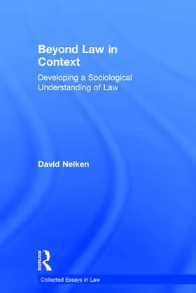 Nelken |  Beyond Law in Context | Buch |  Sack Fachmedien