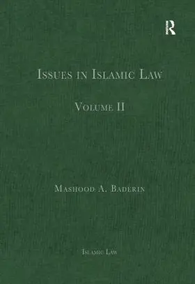 Baderin |  Issues in Islamic Law | Buch |  Sack Fachmedien