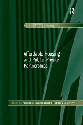Davidson / Malloy | Affordable Housing and Public-Private Partnerships | Buch | 978-0-7546-7720-8 | sack.de