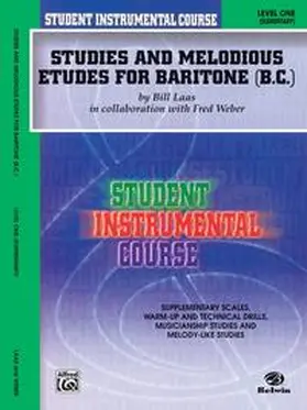 Laas / Weber |  Student Instrumental Course: Studies and Melodious Etudes for Baritone (B.C.), Level I | Buch |  Sack Fachmedien