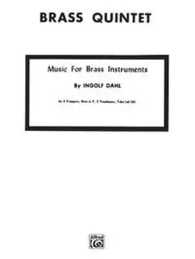 Dahl |  Music for Brass Instruments | Buch |  Sack Fachmedien
