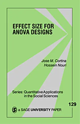 Cortina / Cortina (2011-2013) / Nouri |  Effect Size for Anova Designs | Buch |  Sack Fachmedien