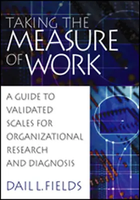 Fields |  Taking the Measure of Work | Buch |  Sack Fachmedien