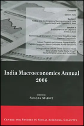 Marjit |  India Macroeconomics Annual 2006 | Buch |  Sack Fachmedien
