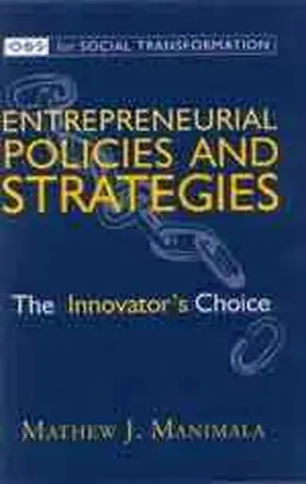 Manimala |  Entrepreneurial Policies and Strategies | Buch |  Sack Fachmedien