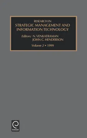 Venkatraman / Henderson |  Research in Strategic Management and Information Technology | Buch |  Sack Fachmedien