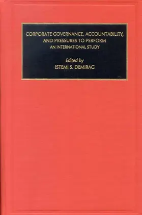 Demirag / Epstein |  Corporate Governance, Accountability, and Pressures to Perform | Buch |  Sack Fachmedien