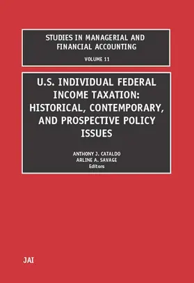 Cataldo II / Savage |  US Individual Federal Income Taxation | Buch |  Sack Fachmedien
