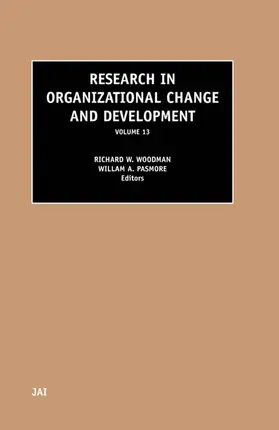 Woodman / Pasmore |  Research in Organizational Change and Development | Buch |  Sack Fachmedien