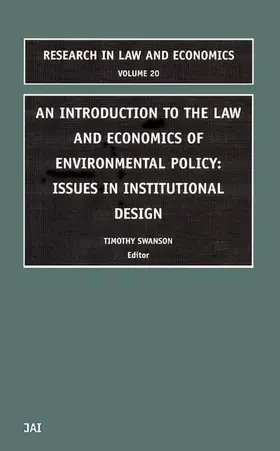Zerbe / Swanson |  Introduction to the Law and Economics of Environmental Policy | Buch |  Sack Fachmedien