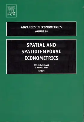 LeSage / Kelley Pace |  Spatial and Spatiotemporal Econometrics | Buch |  Sack Fachmedien