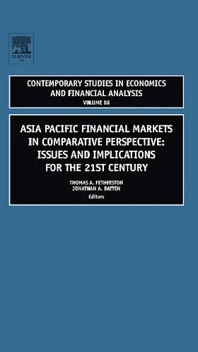 Fetherston / Batten |  Asia Pacific Financial Markets in Comparative Perspective | Buch |  Sack Fachmedien