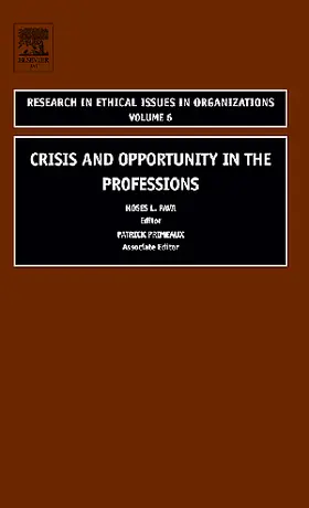 Pava / Primeaux |  Crisis and Opportunity in the Professions | Buch |  Sack Fachmedien