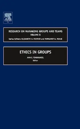 Tenbrunsel / Wageman |  Ethics in Groups | Buch |  Sack Fachmedien