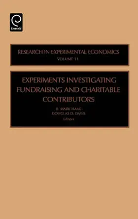 Isaac / Davis |  Experiments Investigating Fundraising and Charitable Contributors | Buch |  Sack Fachmedien