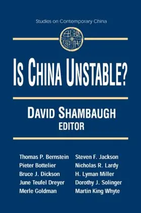 Shambaugh |  Is China Unstable? | Buch |  Sack Fachmedien