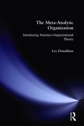 Donaldson |  The Meta-Analytic Organization | Buch |  Sack Fachmedien