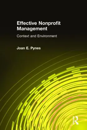 Pynes | Effective Nonprofit Management | Buch | 978-0-7656-3029-2 | www2.sack.de