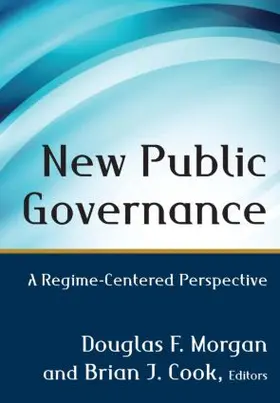 Morgan / Cook |  New Public Governance | Buch |  Sack Fachmedien