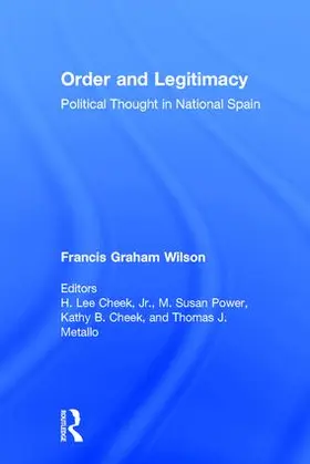 Wilson / Cheek Jr. / Power |  Order and Legitimacy | Buch |  Sack Fachmedien