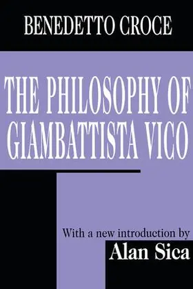 Croce / Drucker |  The Philosophy of Giambattista Vico | Buch |  Sack Fachmedien