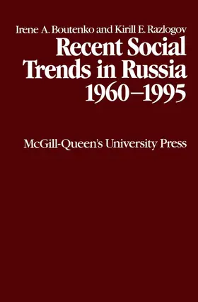 Boutenko |  Recent Social Trends in Russia 1960-1995 | eBook | Sack Fachmedien