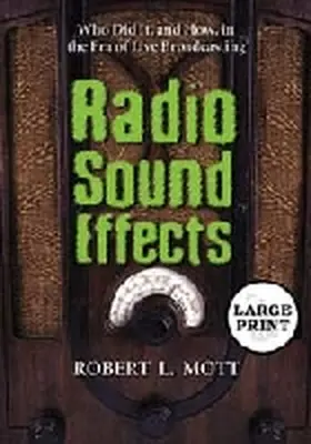 Mott |  Radio Sound Effects | Buch |  Sack Fachmedien
