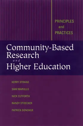 Strand / Cutforth / Stoecker |  Community-Based Research and Higher Education | Buch |  Sack Fachmedien