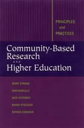 Strand / Cutforth / Stoecker |  Community-Based Research and Higher Education | eBook | Sack Fachmedien